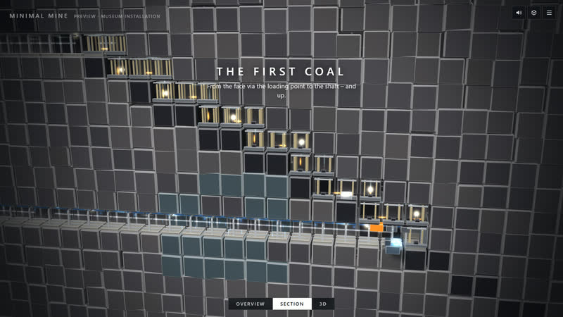 Minimal Mine – Trial run: first coal up