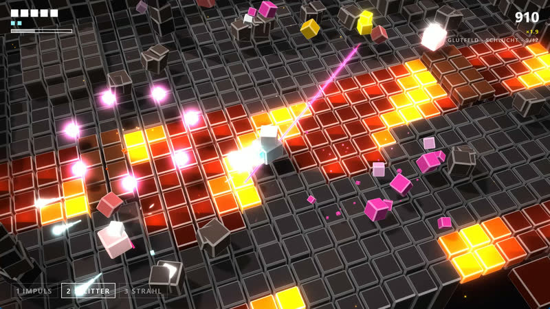 Minimal Dungeon: Ember Field – splinter and beam against a group.